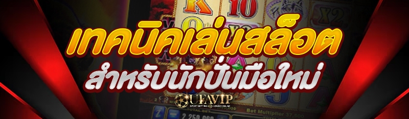 เทคนิคเล่นสล็อต สำหรับนักปั่นมือใหม่